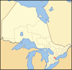 Map of Ontario PEEL